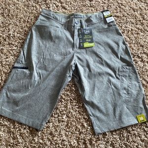 Boys button shorts size 18. Gray. New with tags